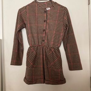 Zara Girls Plaid Romper